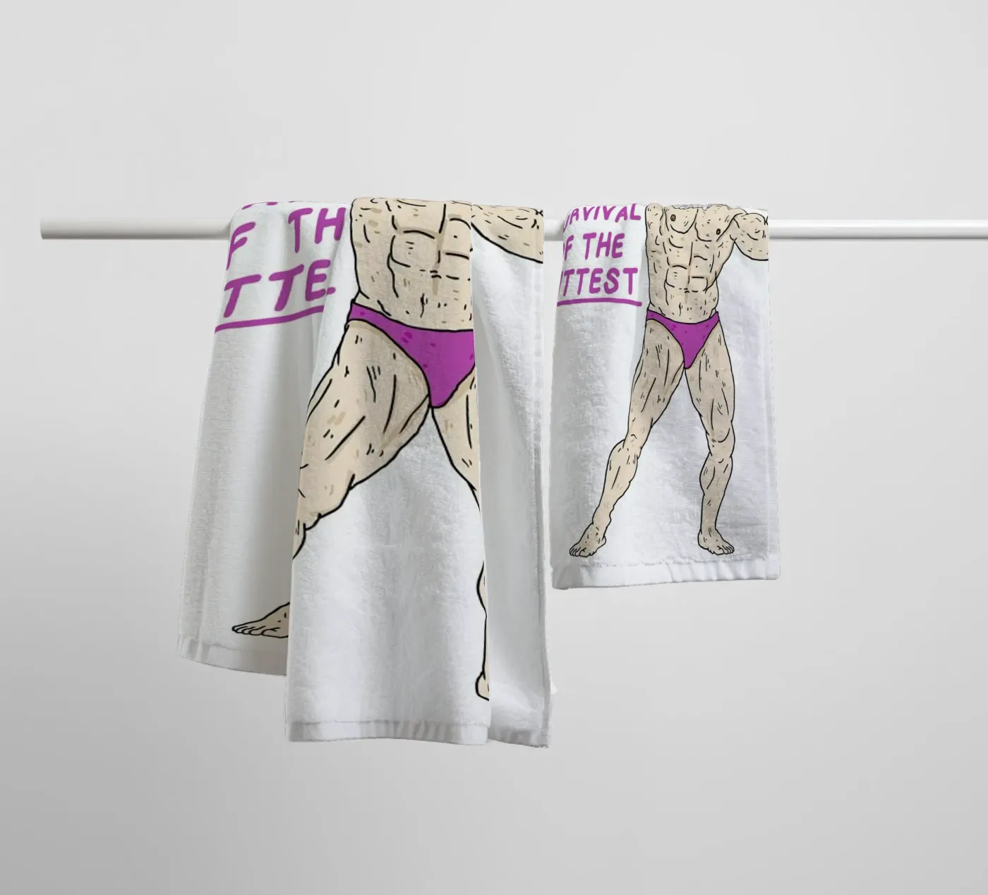 Darwin badhanddoek van Nick Cocozza