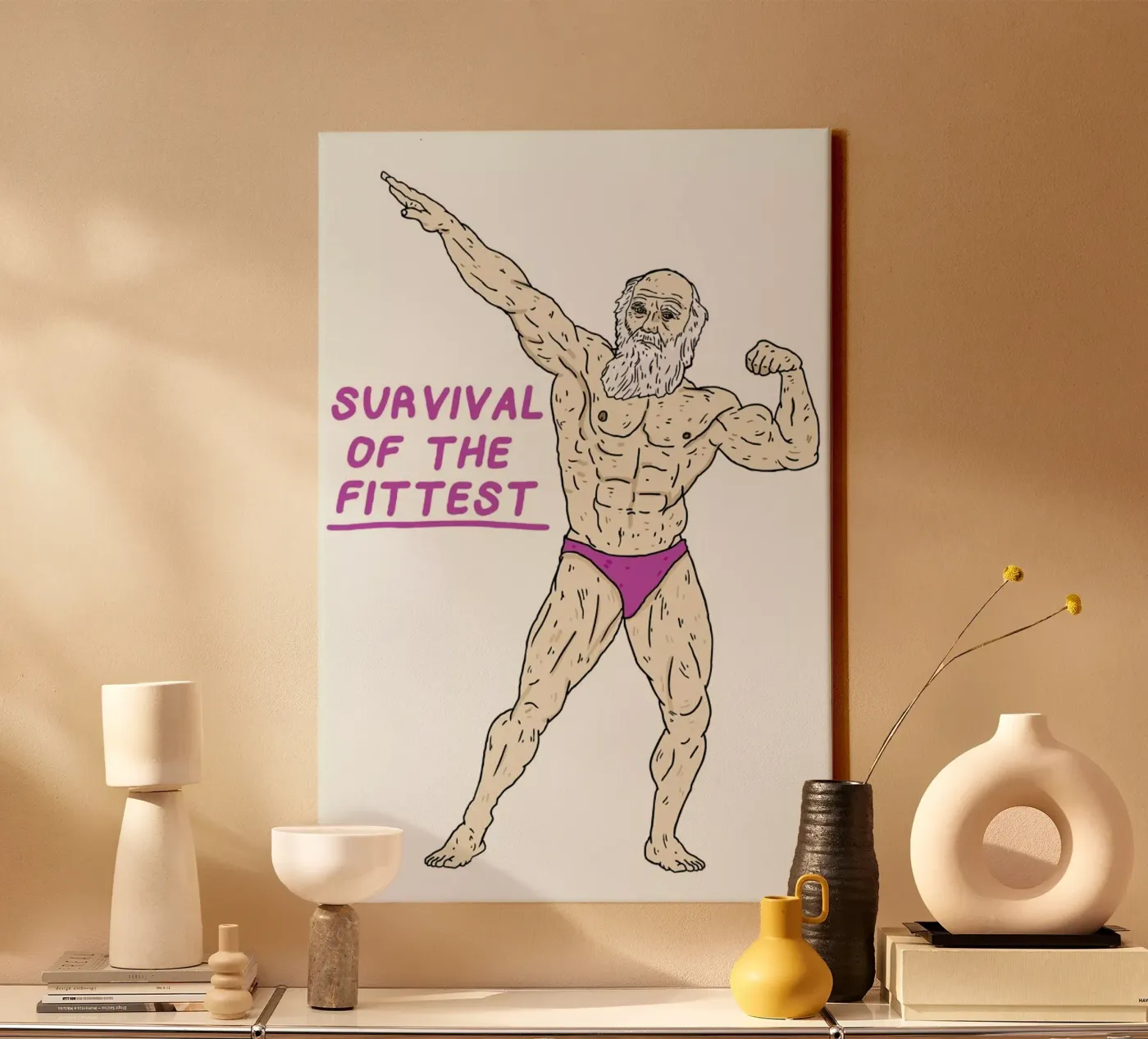 Darwin canvas by Nick Cocozza