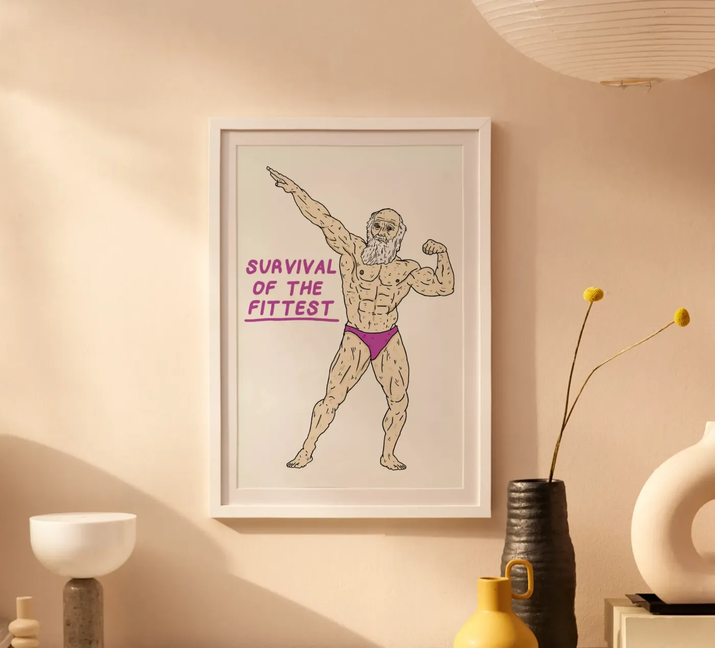 Darwin Poster von Nick Cocozza