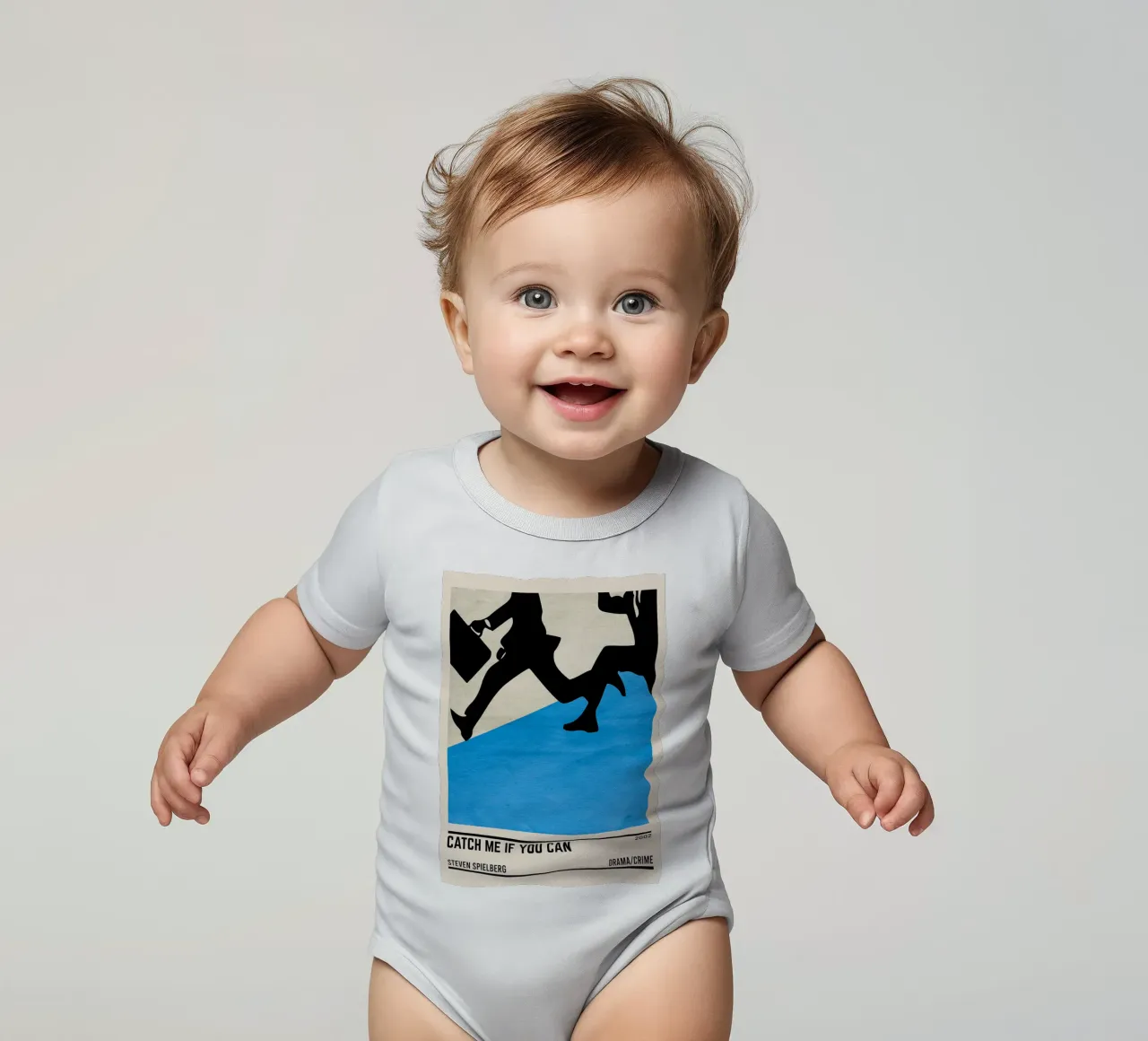 Catch Me If You Can body neonato maniche corte da TheArtstudio