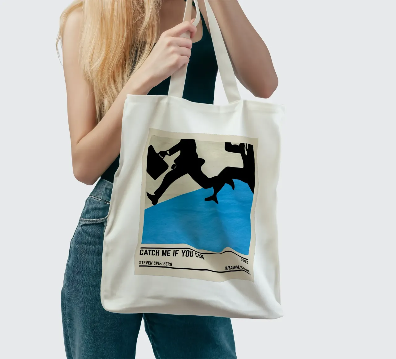 Catch Me If You Can borsa in juta da TheArtstudio