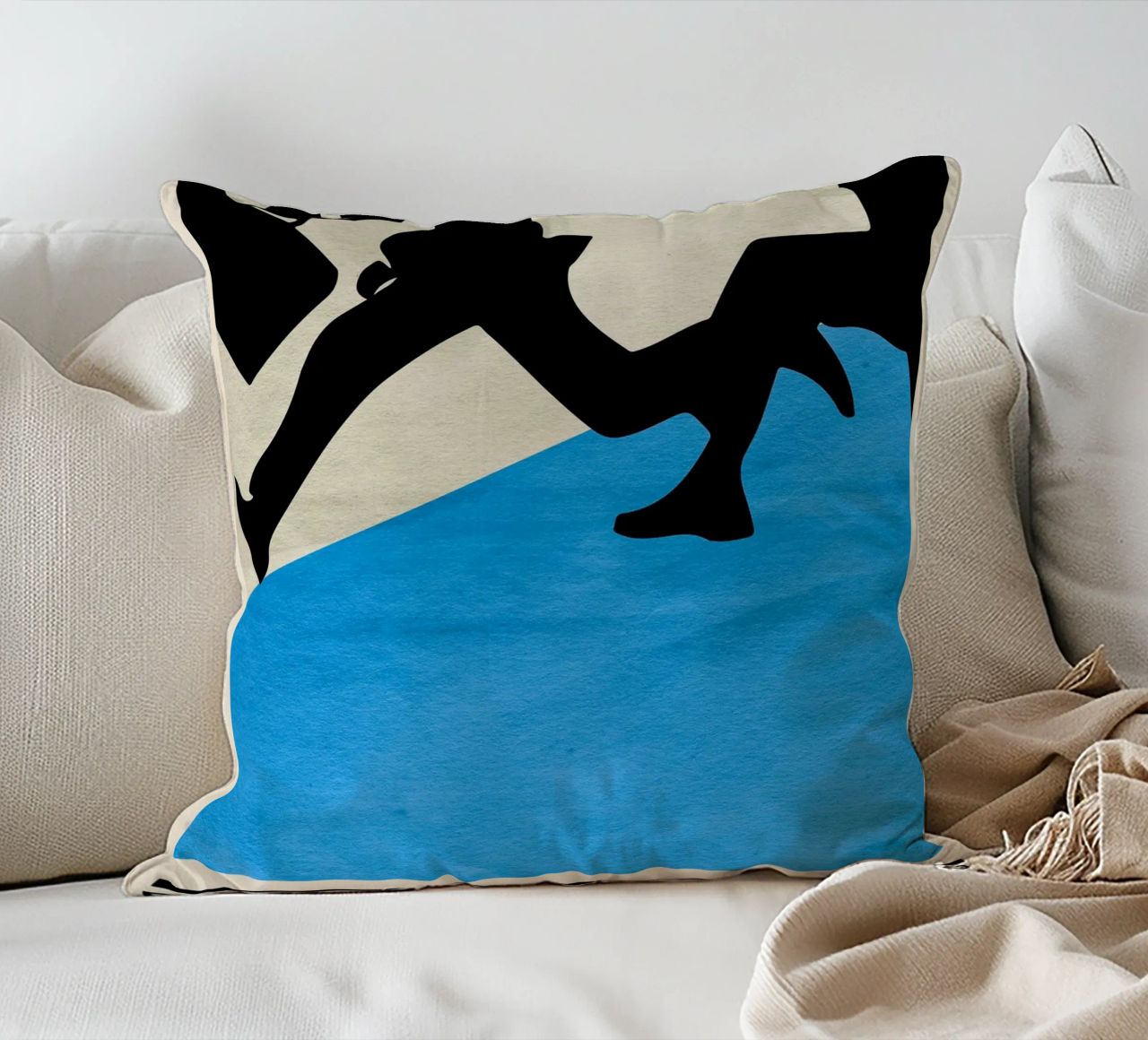 Catch Me If You Can decorative cushion by TheArtstudio