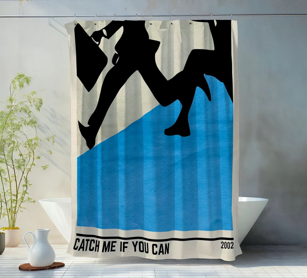 Catch Me If You Can Duschvorhang von TheArtstudio