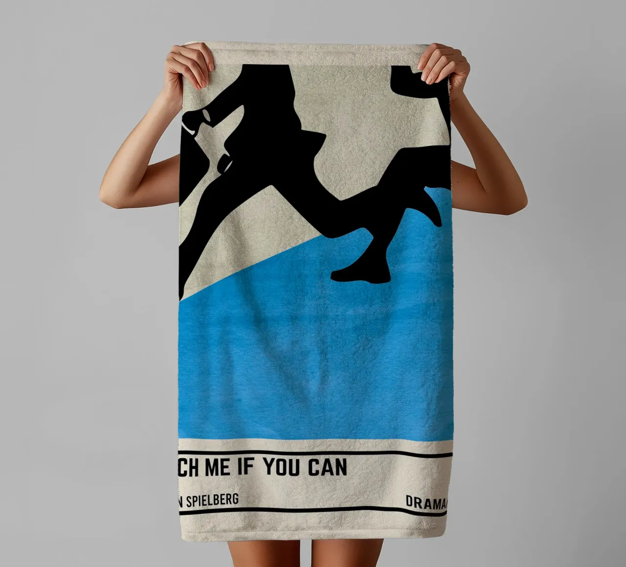 Catch Me If You Can asciugamano da bagno da TheArtstudio
