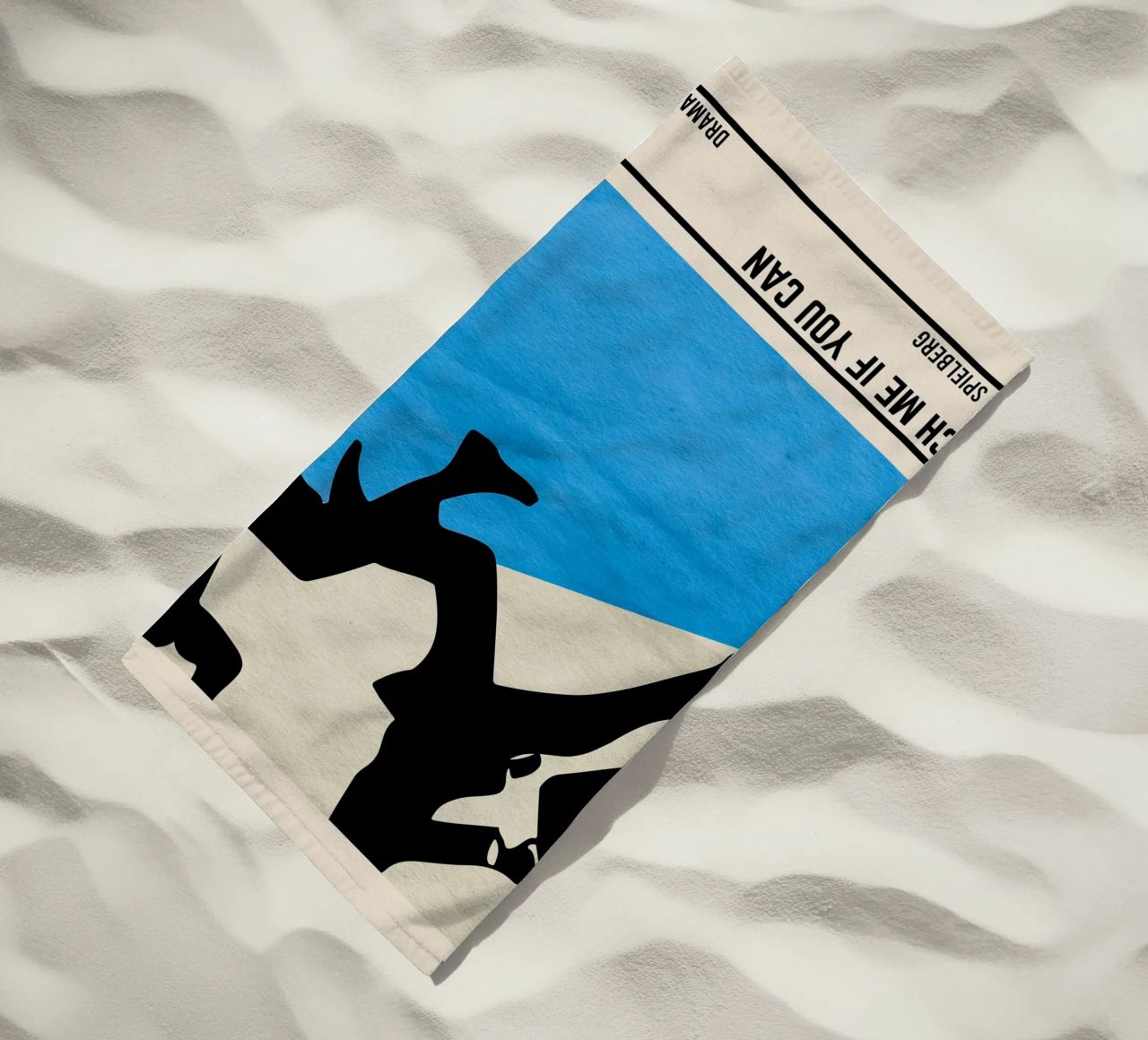 Catch Me If You Can beach towel by TheArtstudio