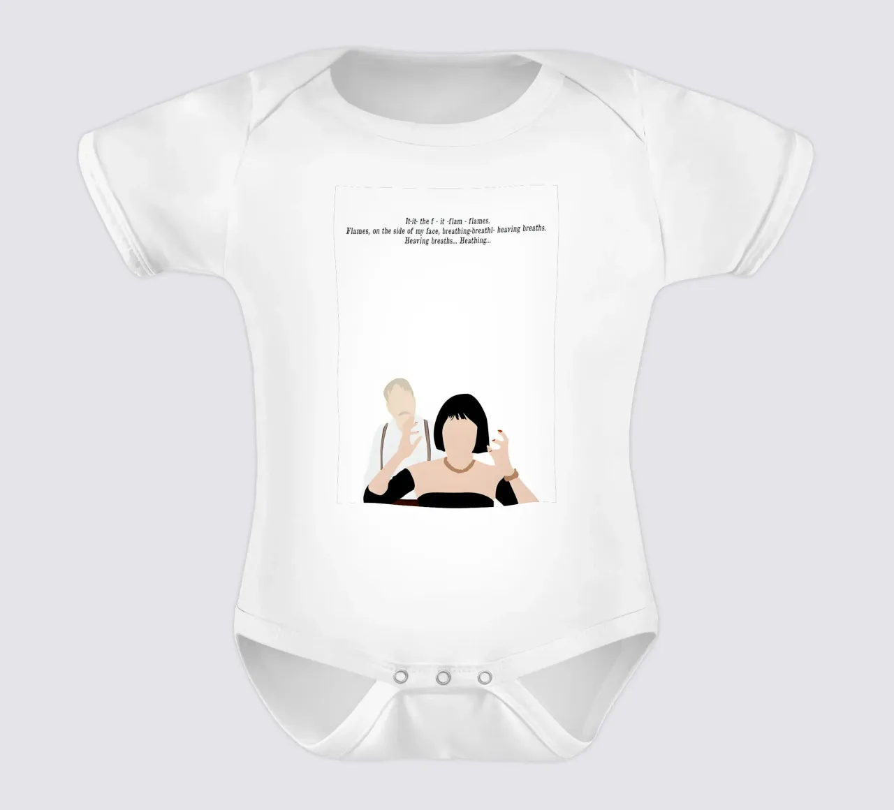 Clue Movie Quote body neonato maniche corte da TheArtstudio