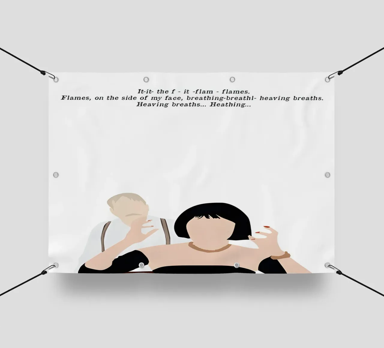 Clue Movie Quote telo in pvc da TheArtstudio
