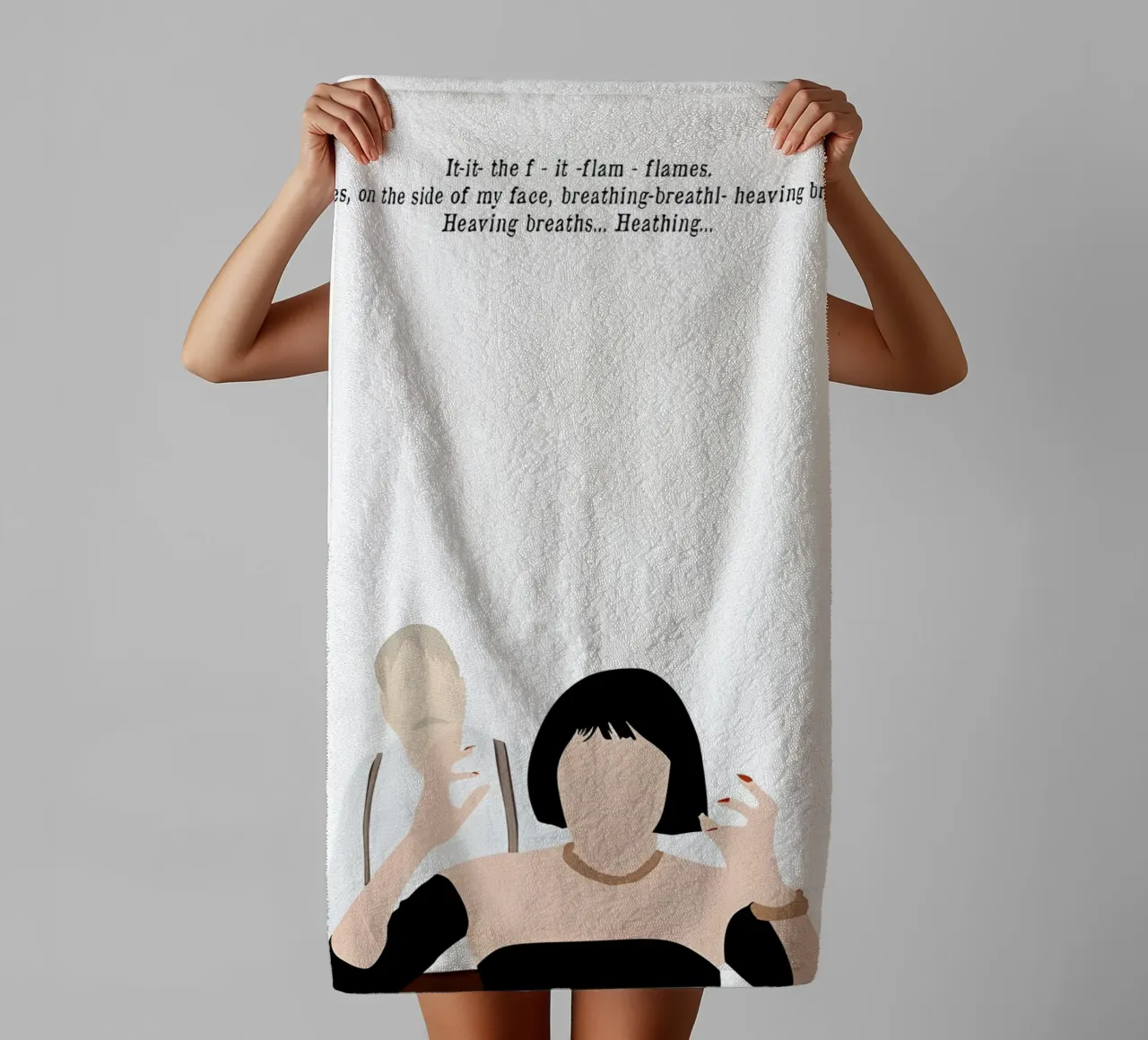 Clue Movie Quote asciugamano da bagno da TheArtstudio