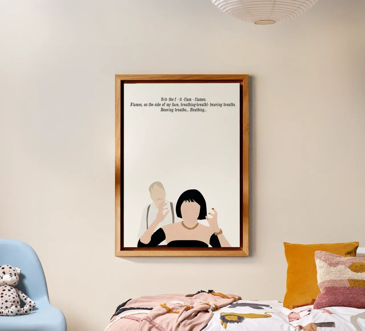 Clue Movie Quote alluminio dibond da TheArtstudio