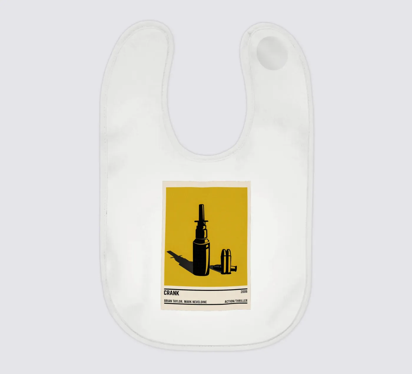 Crank baby bib by TheArtstudio
