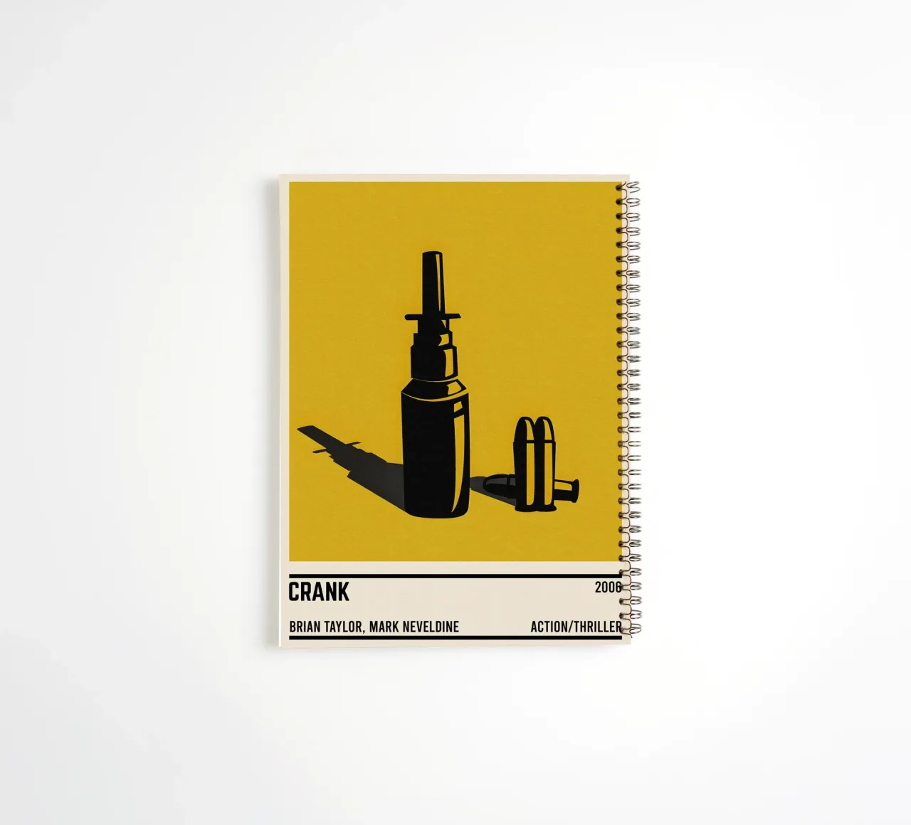 Crank spiral notebook by TheArtstudio