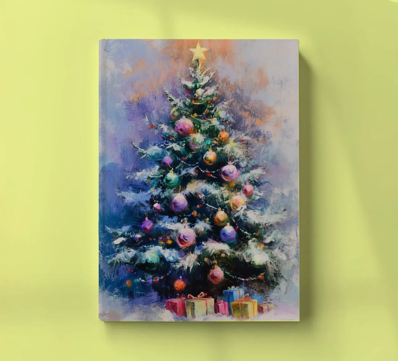 Colourful Christmas Tree notebook by treechild