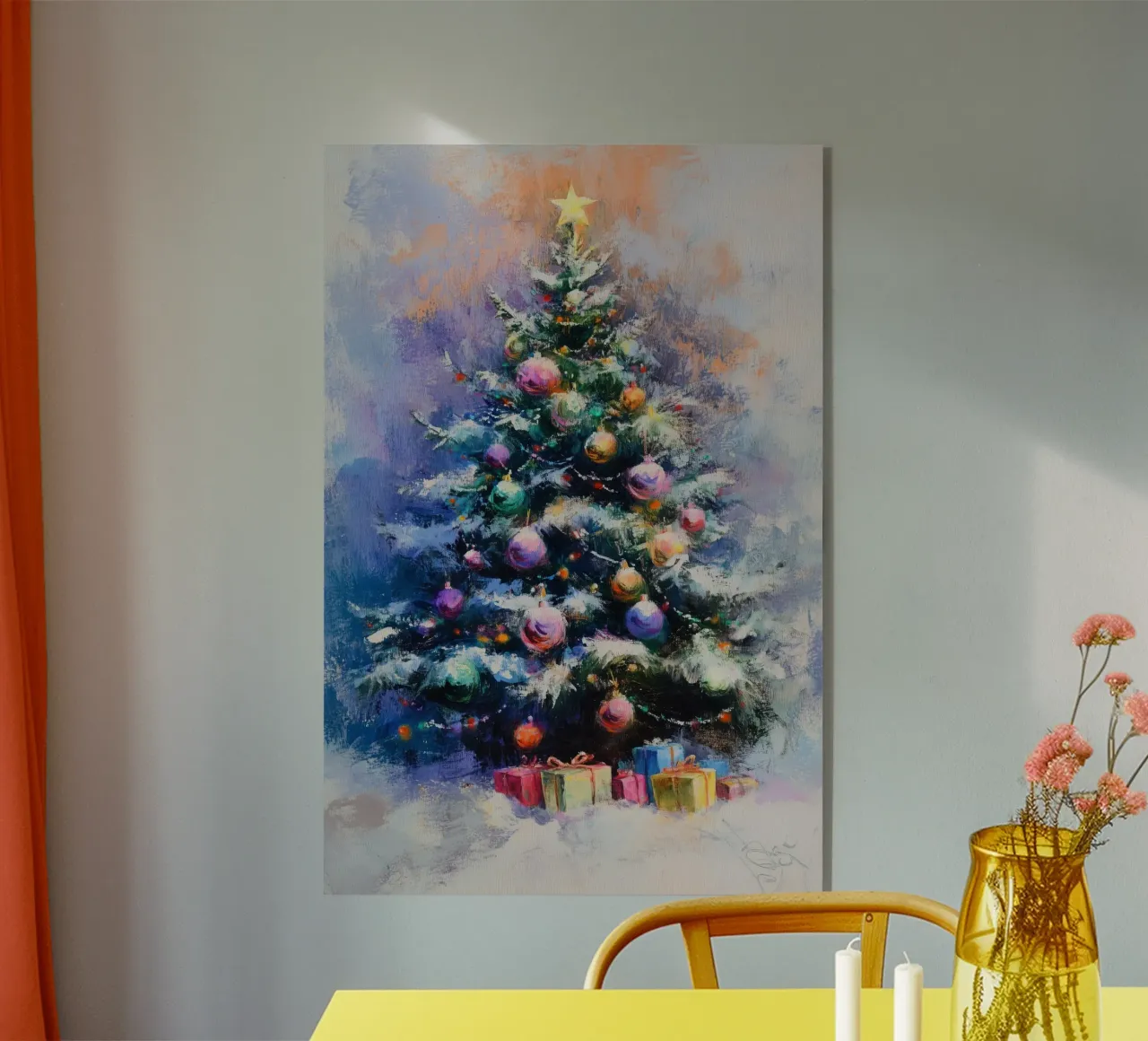 Colourful Christmas Tree plexiglass da treechild