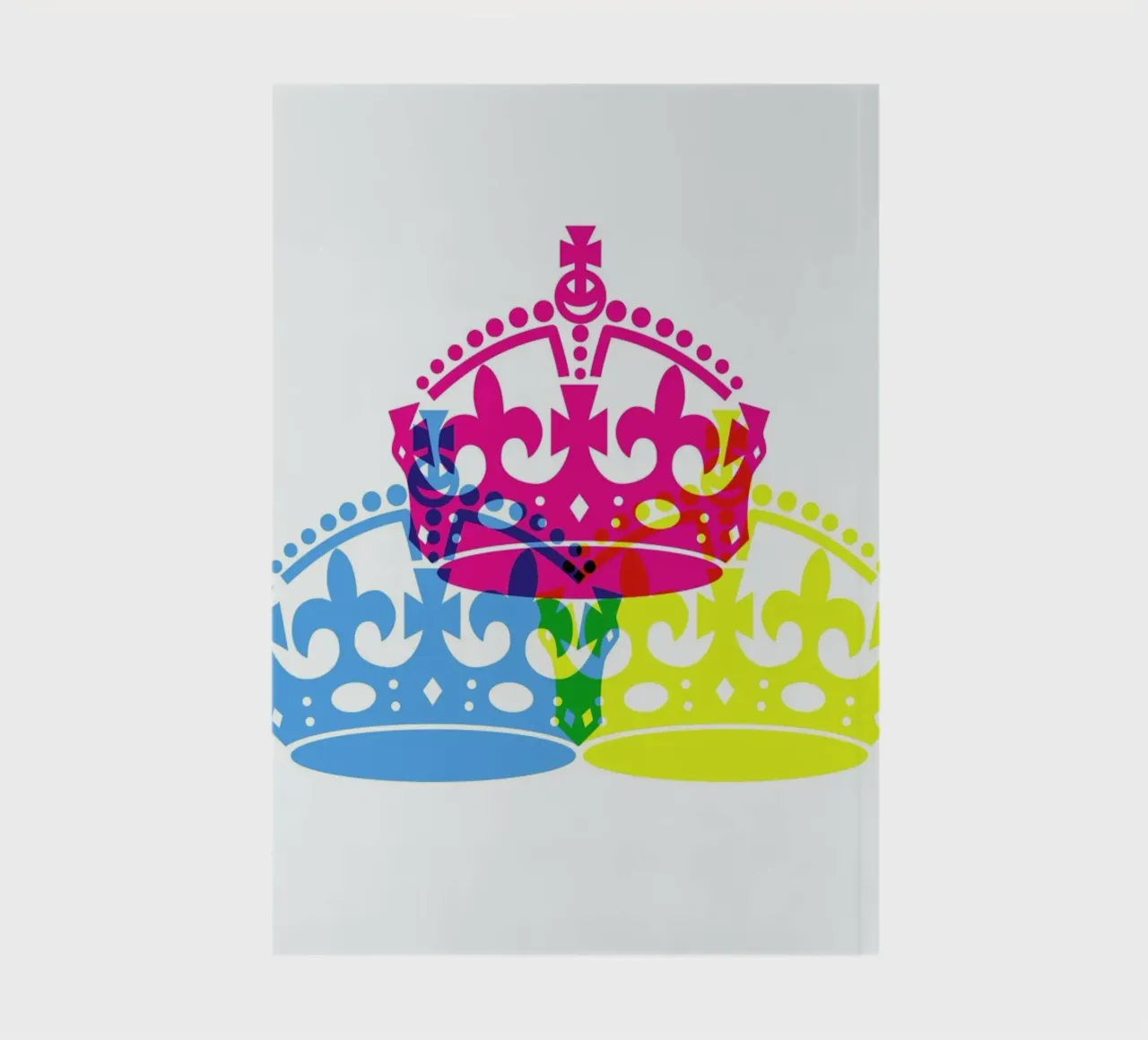 Colorful Crowns notebook by JaySan Studio