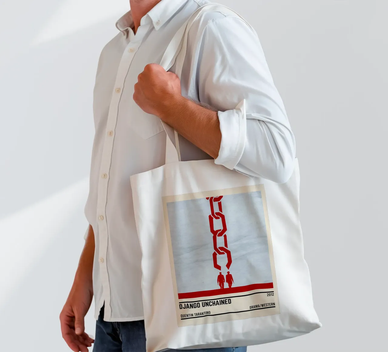 Django Unchained borsa in juta da TheArtstudio