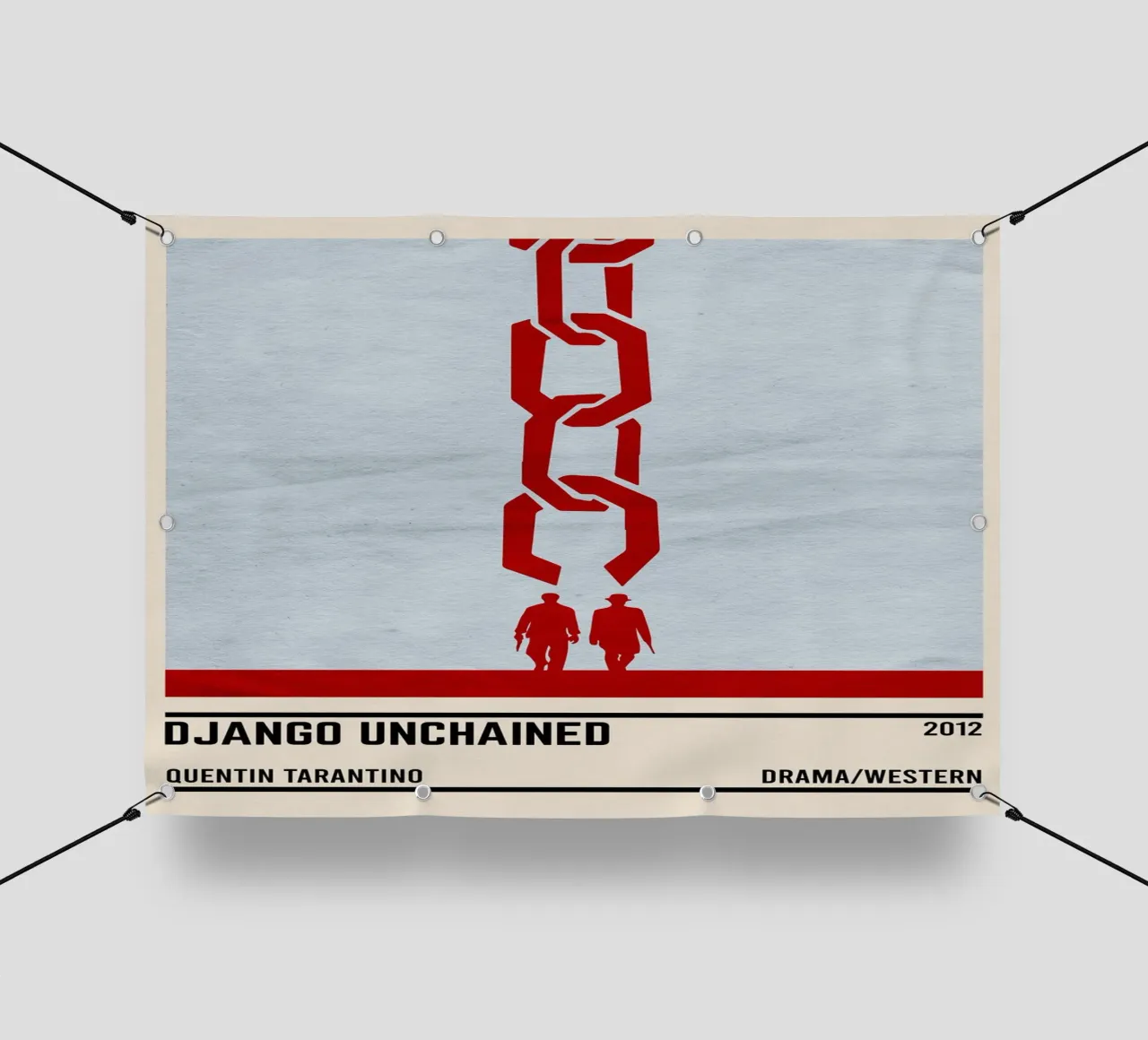 Django Unchained telo in pvc da TheArtstudio