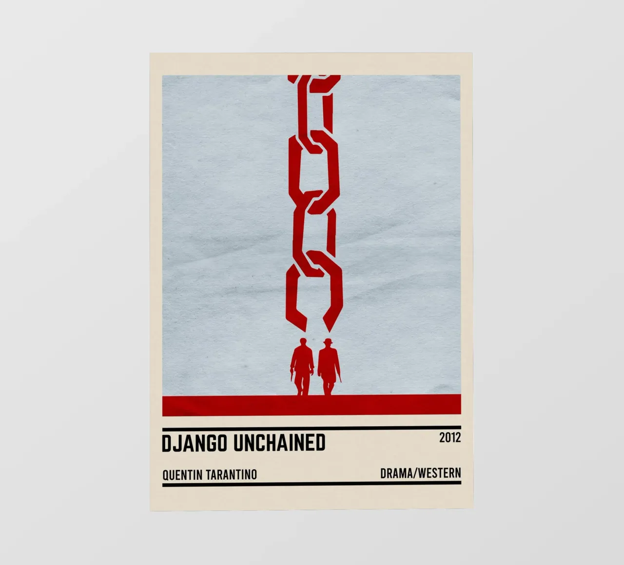 Django Unchained telo in pvc da TheArtstudio