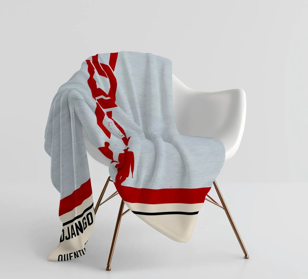 Django Unchained fleece blanket by TheArtstudio