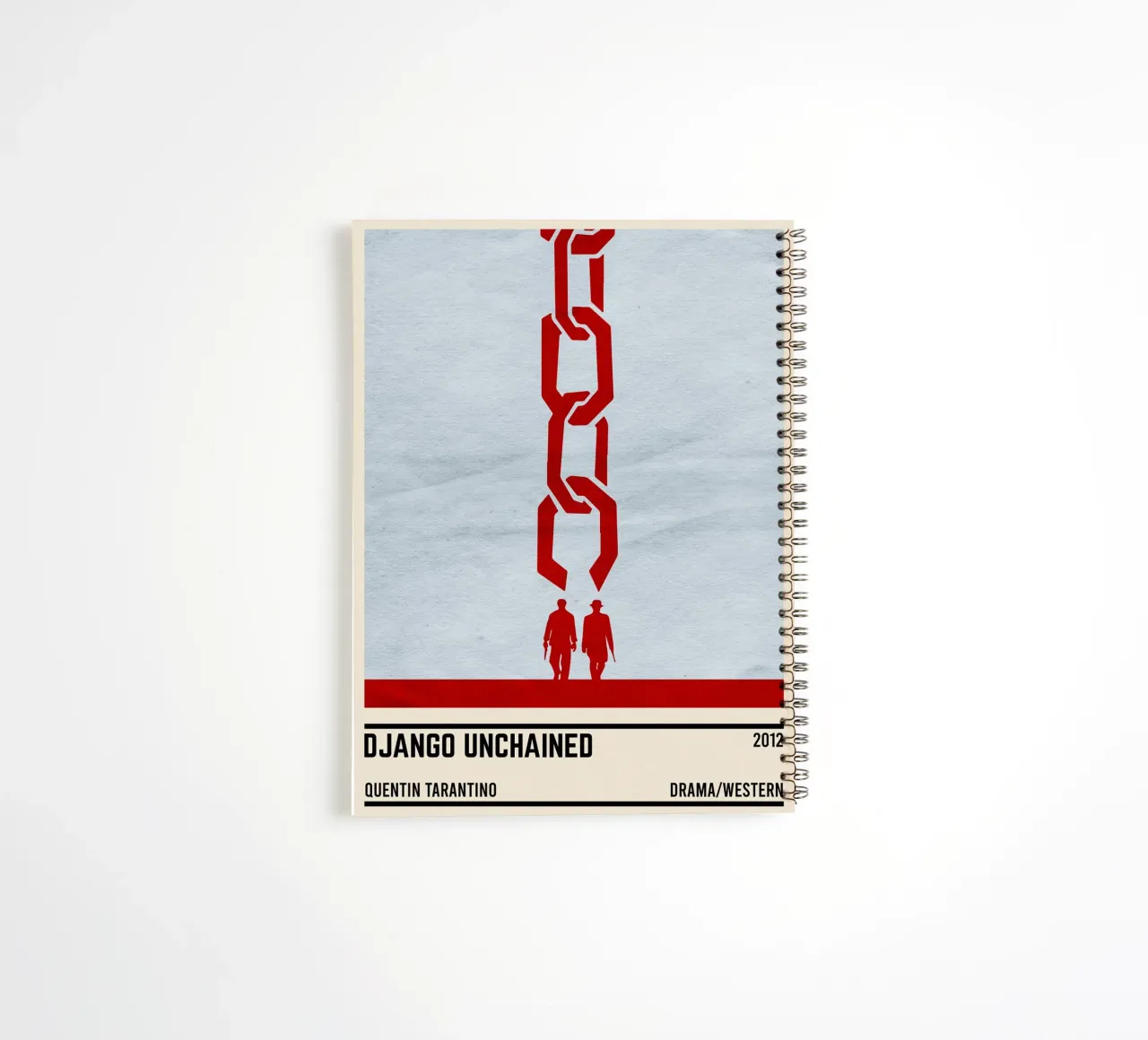 Django Unchained spiral notebook by TheArtstudio