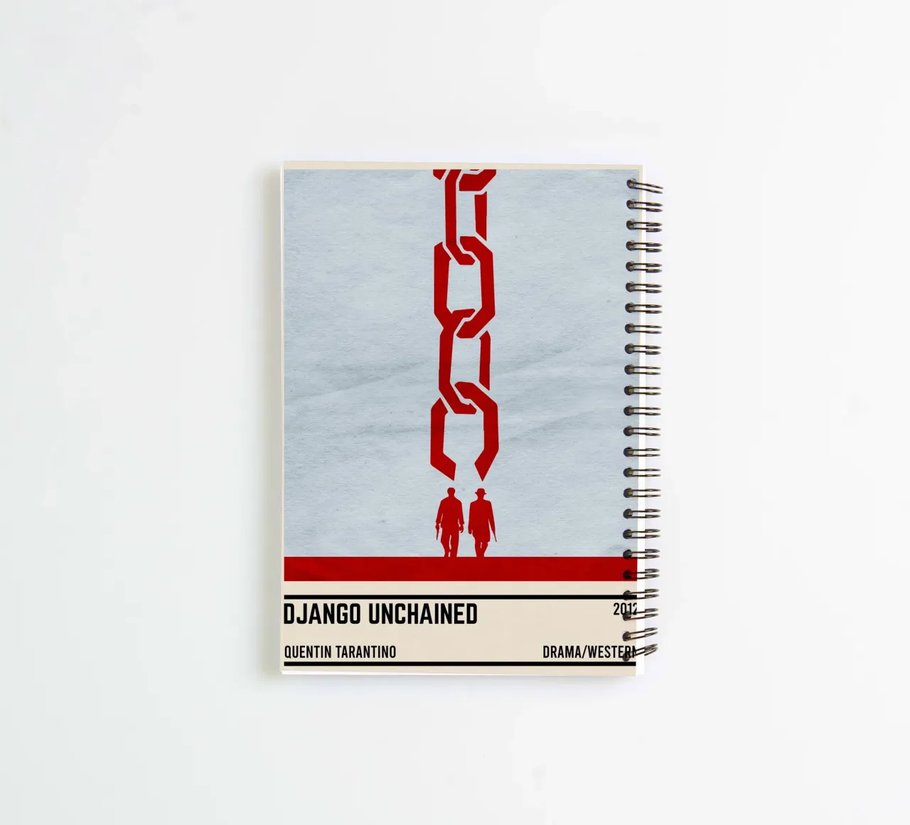 Django Unchained spiral notebook by TheArtstudio