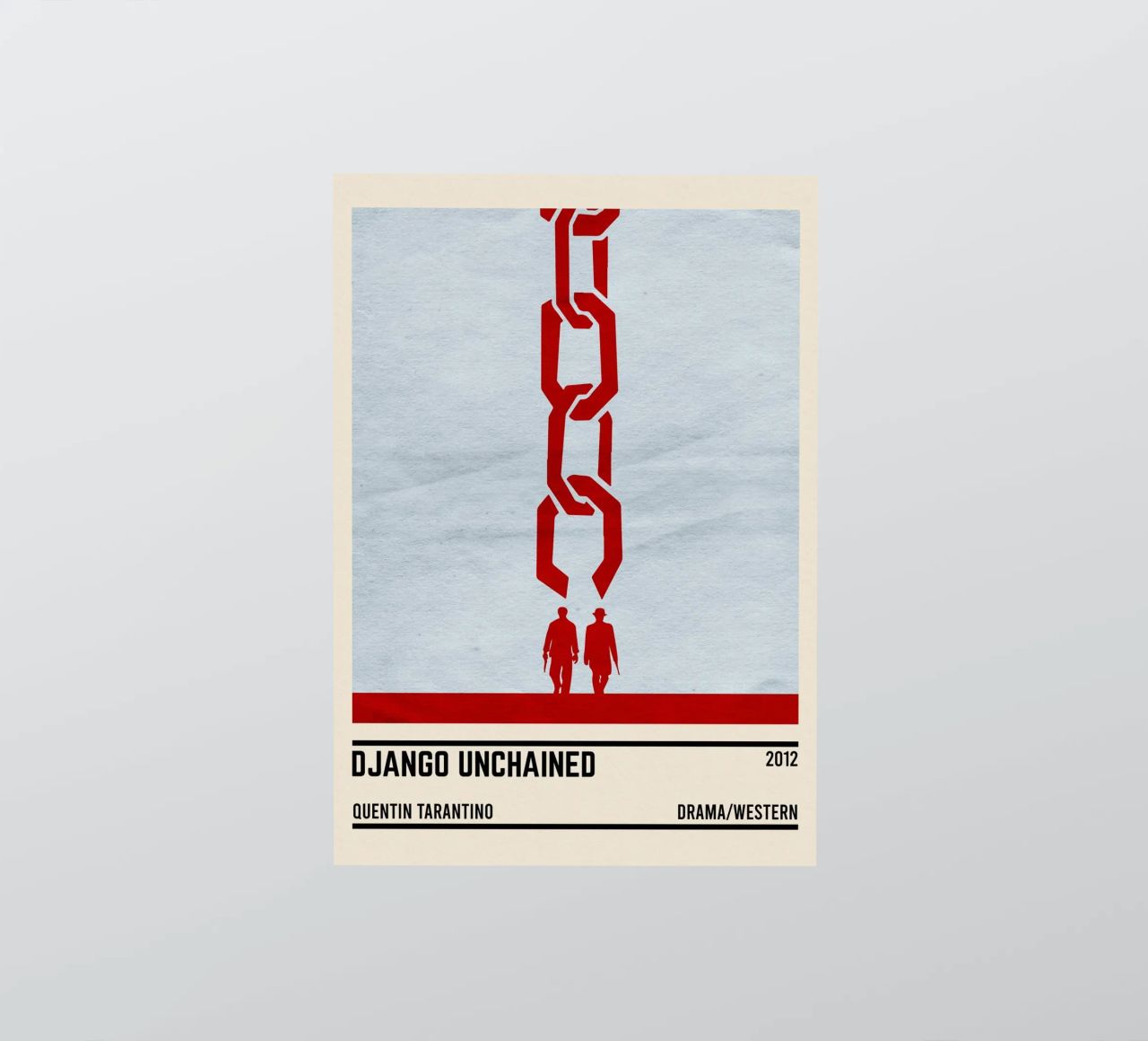 Django Unchained adesivo da TheArtstudio