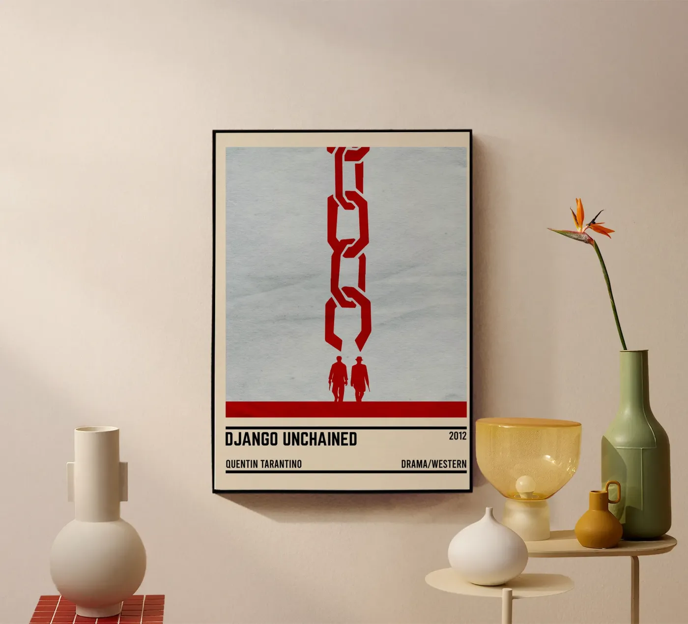 Django Unchained plexiglas de TheArtstudio