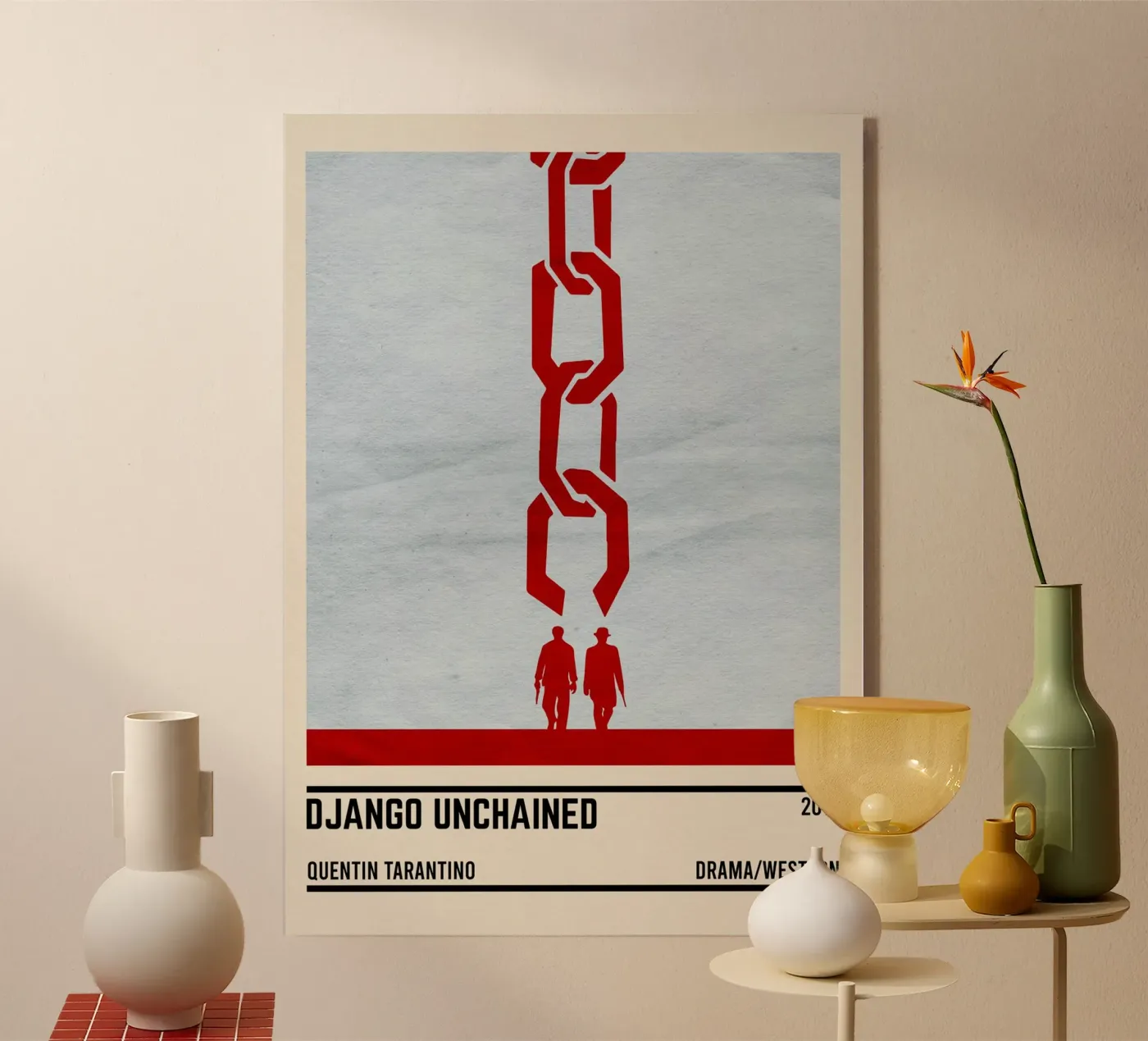 Django Unchained plexiglas de TheArtstudio