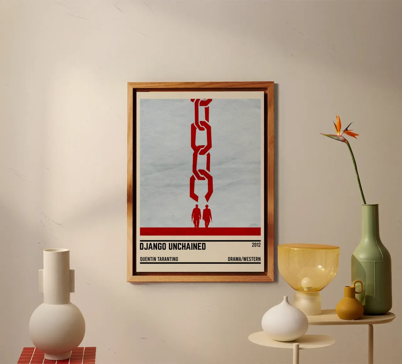 Django Unchained alluminio dibond da TheArtstudio
