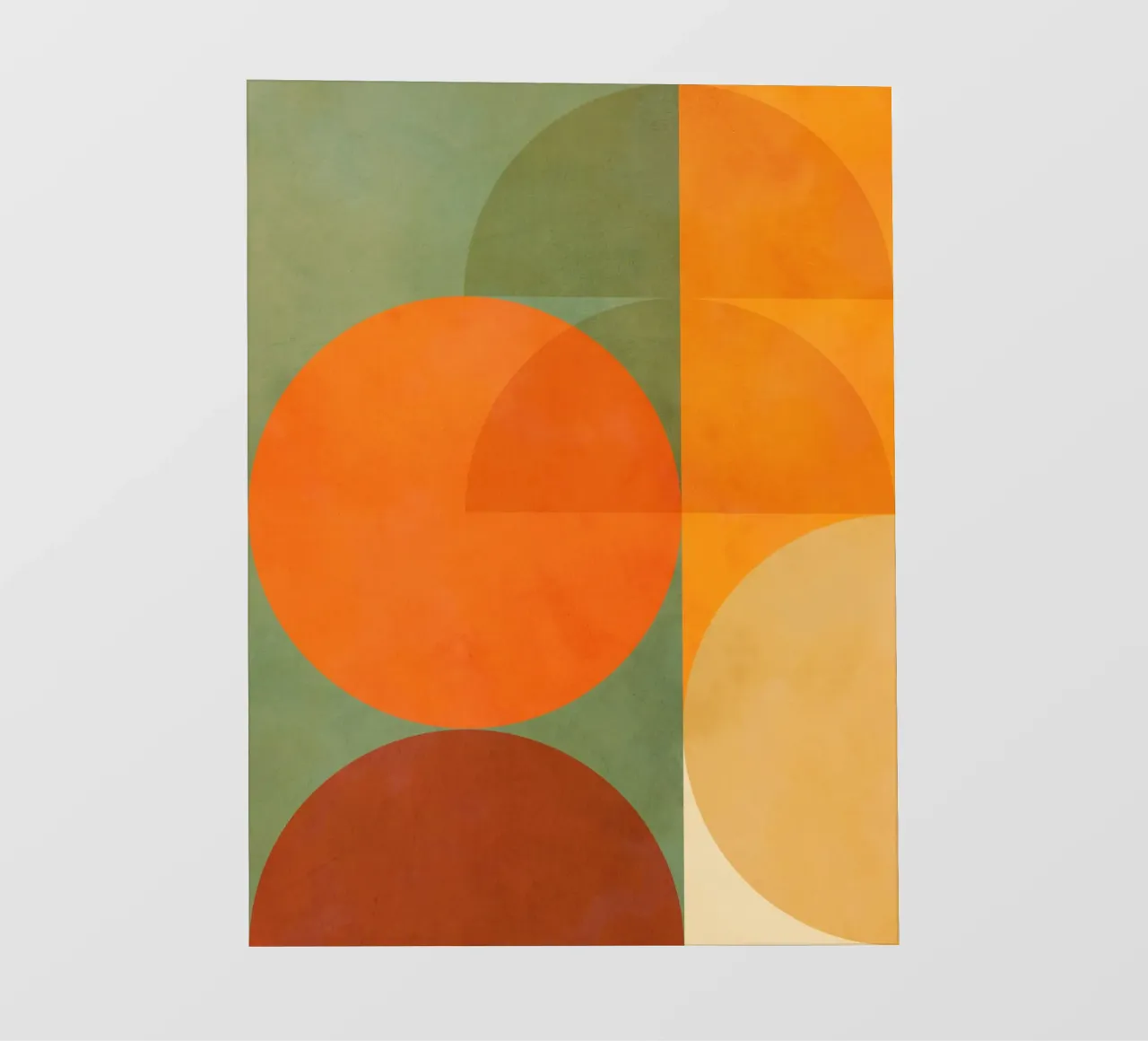 Minimal Abstract Fall - Geometria terrestre 1/2 pellicola backlit da Dominique Vari Abstract