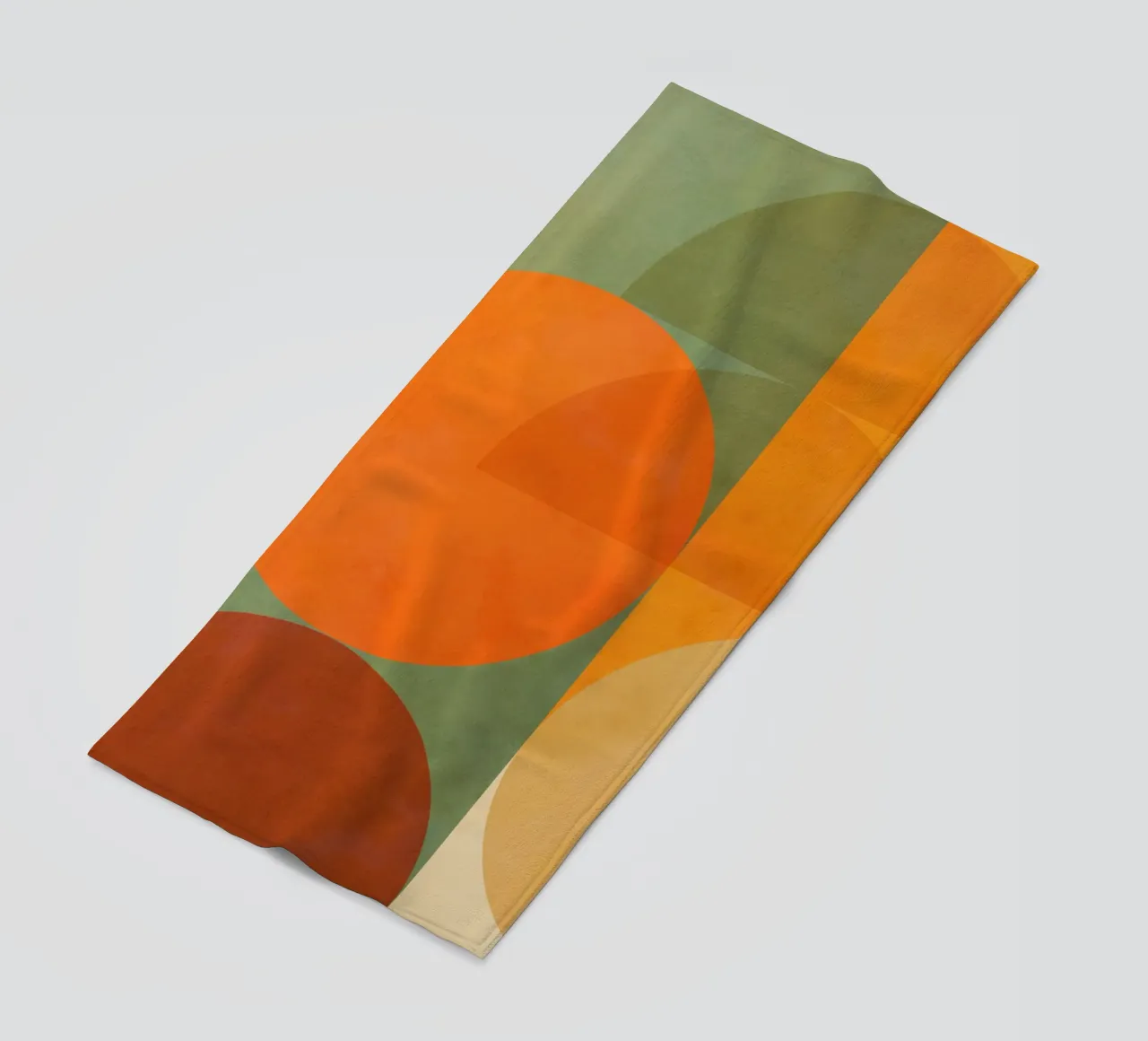 Minimal Abstract Fall - Geometria terrestre 1/2 telo mare da Dominique Vari Abstract