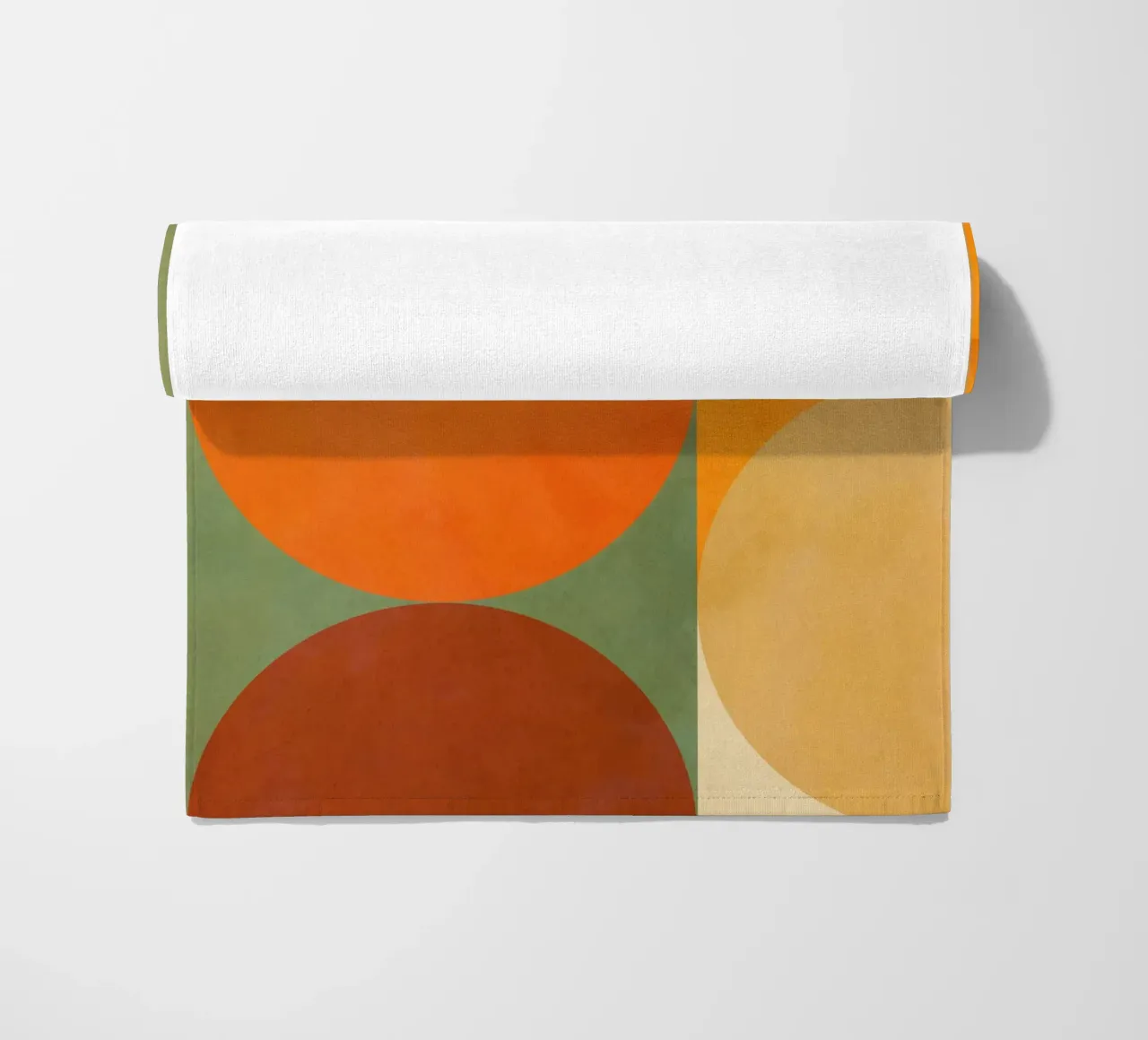 Minimal Abstract Fall - Geometria terrestre 1/2 telo mare da Dominique Vari Abstract