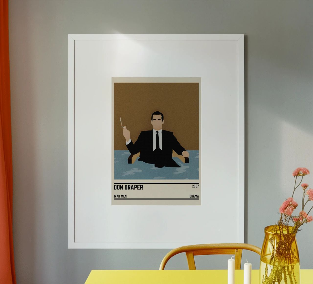 Don Draper Mad Men 1 poster de TheArtstudio