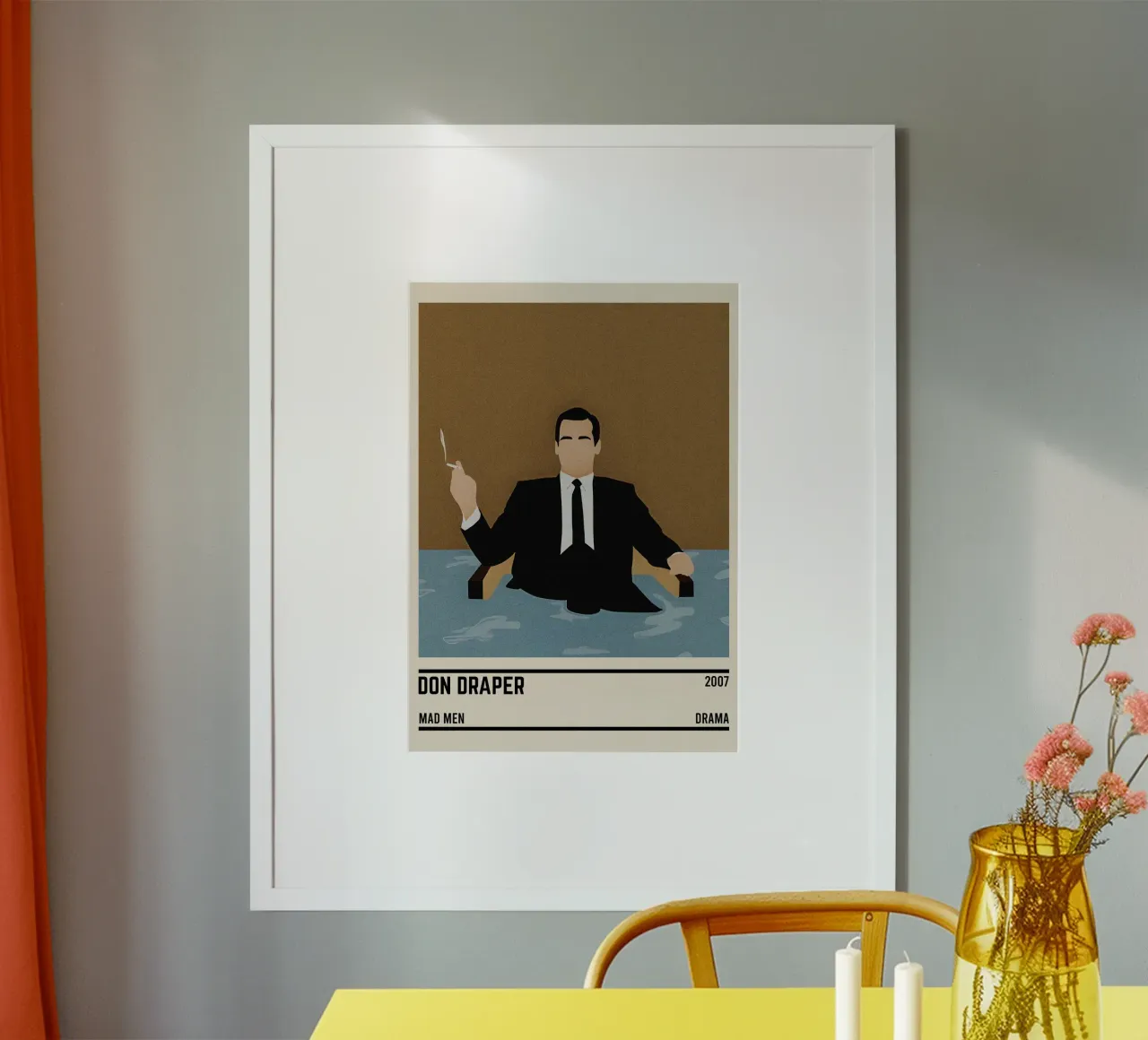 Don Draper Mad Men 1 poster by TheArtstudio