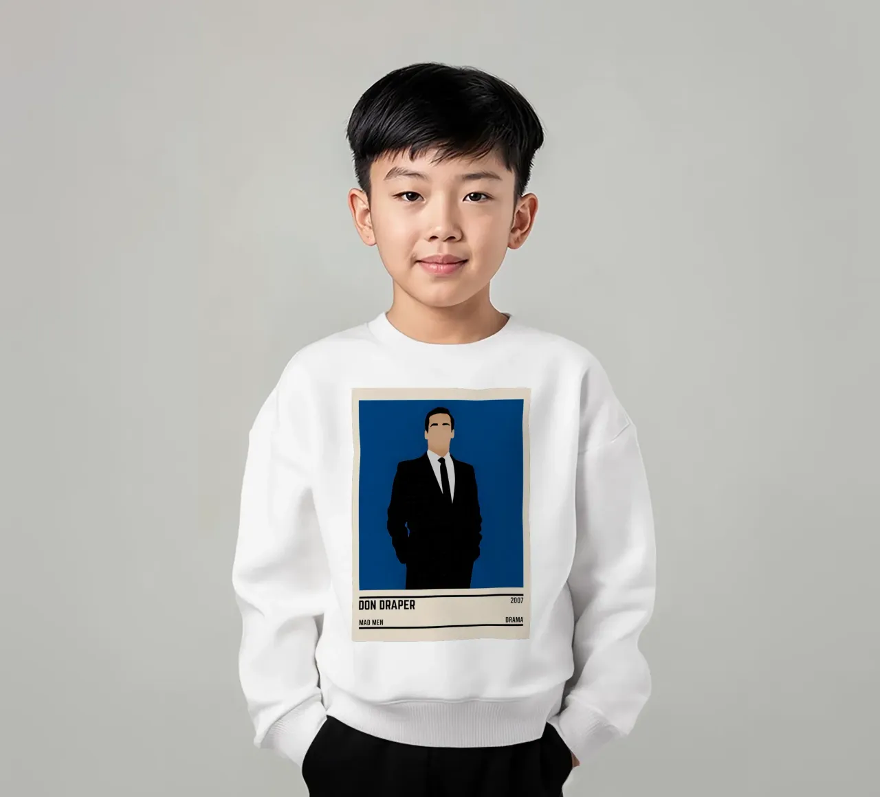 Don Draper Mad Men felpa bambino da TheArtstudio