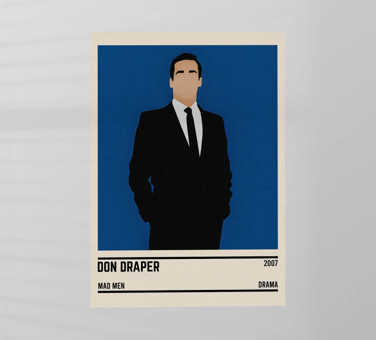 Don Draper Mad Men pellicola backlit da TheArtstudio