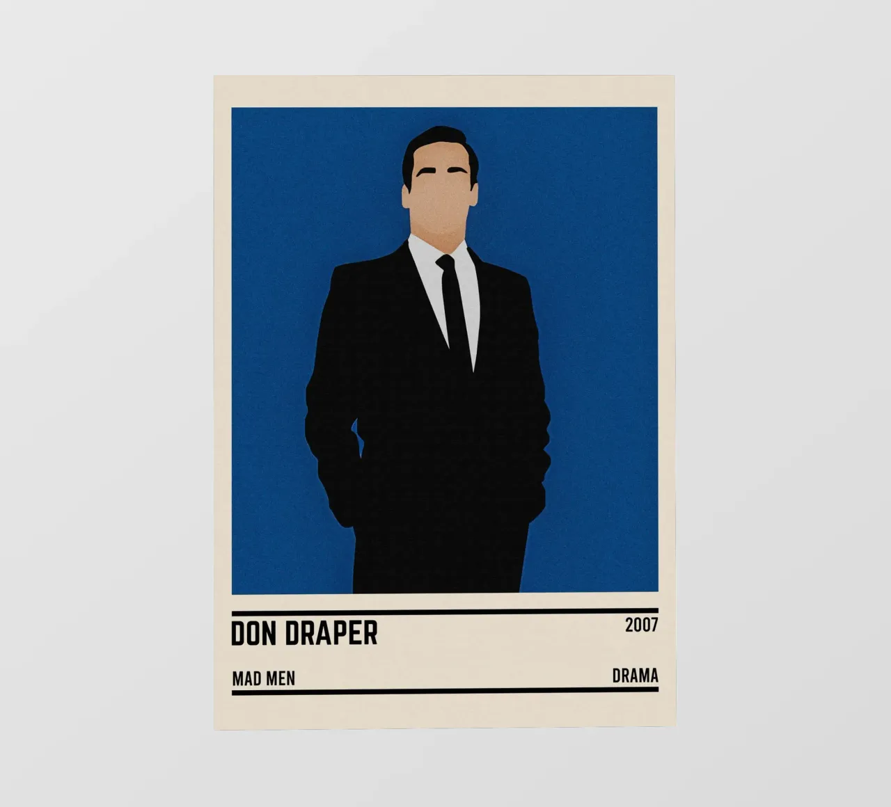 Don Draper Mad Men telo in pvc da TheArtstudio