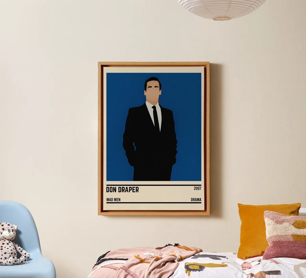 Don Draper Mad Men tela con Cornice a cassetta da TheArtstudio