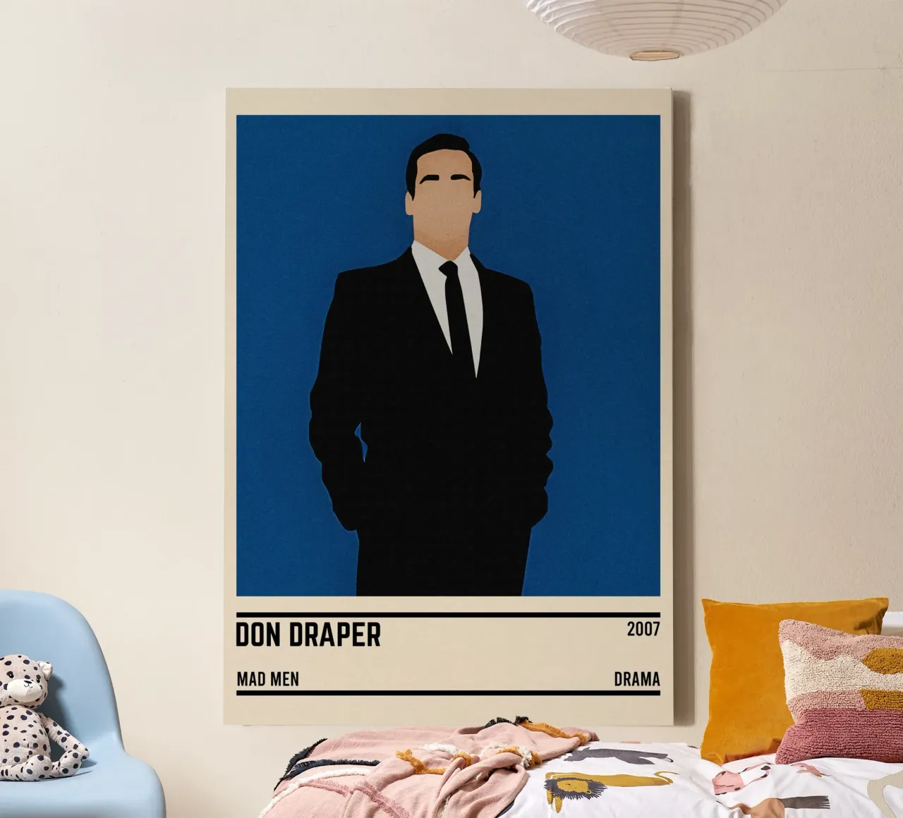 Don Draper Mad Men tela con Cornice a cassetta da TheArtstudio