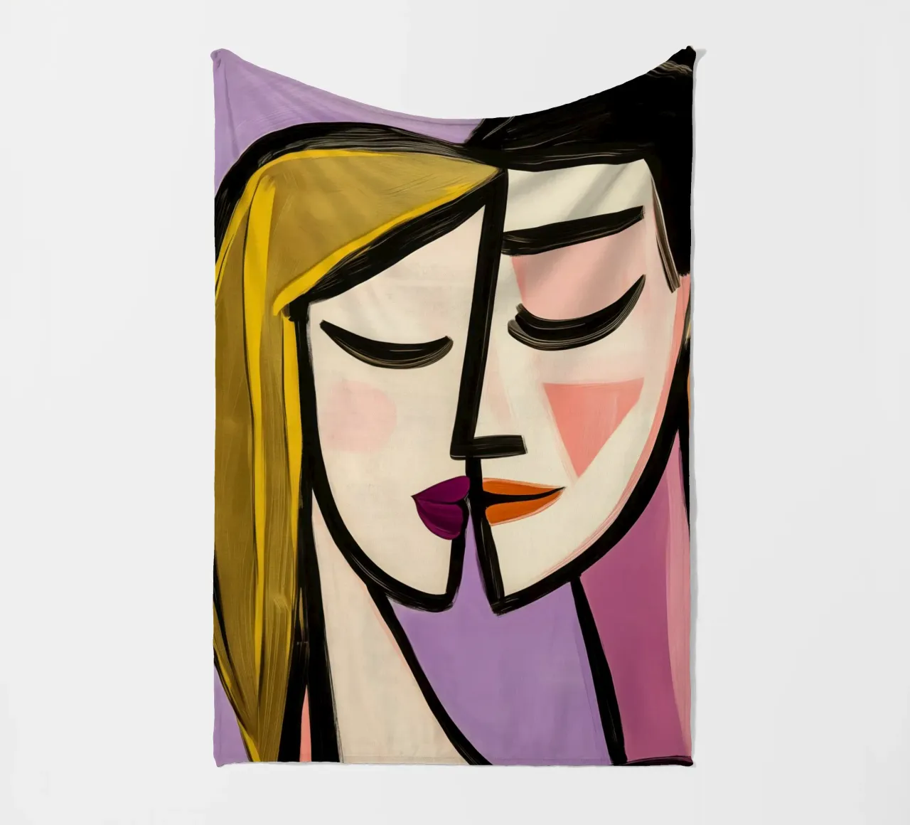 Amanti | Ispirato a Picasso coperta in pile da Autofocus