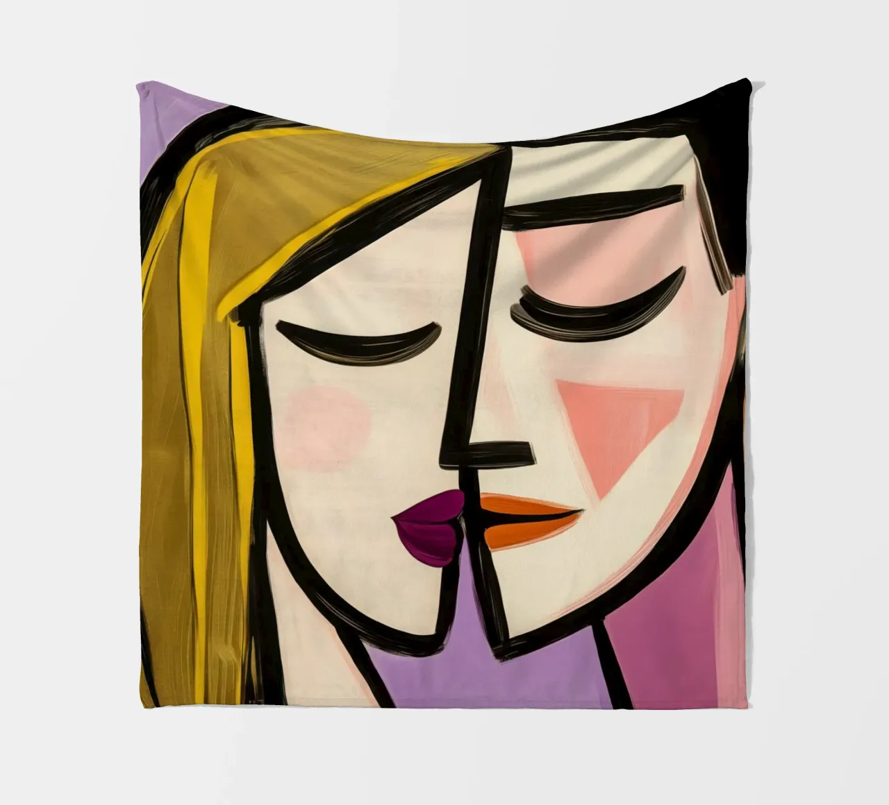Amanti | Ispirato a Picasso coperta in pile da Autofocus