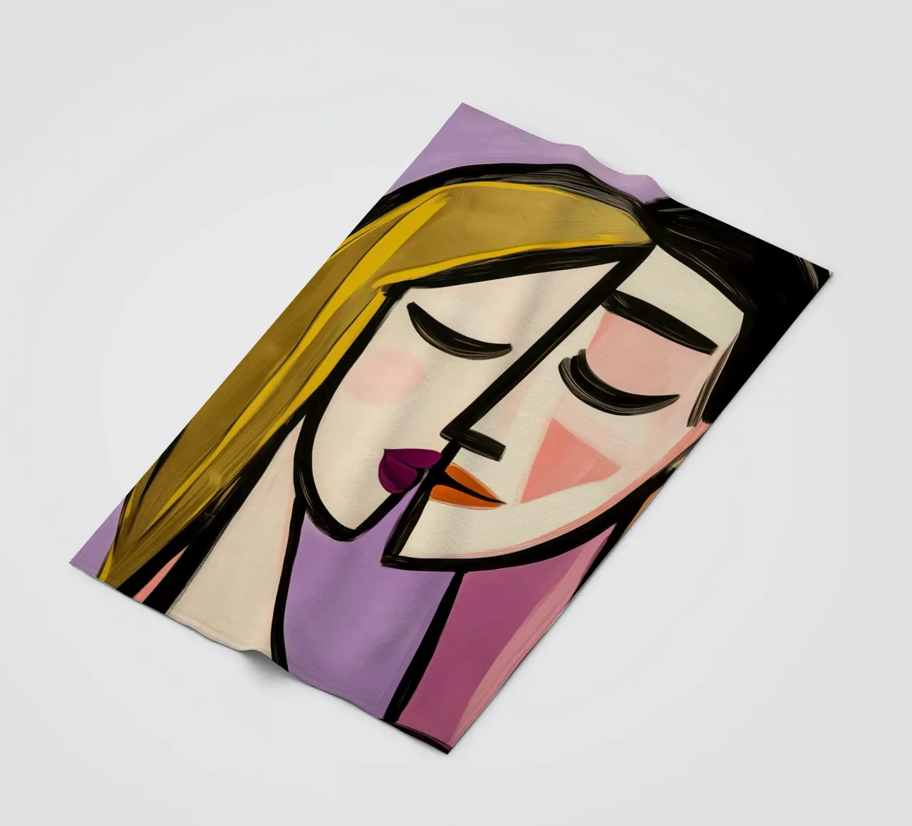 Amanti | Ispirato a Picasso coperta in pile da Autofocus