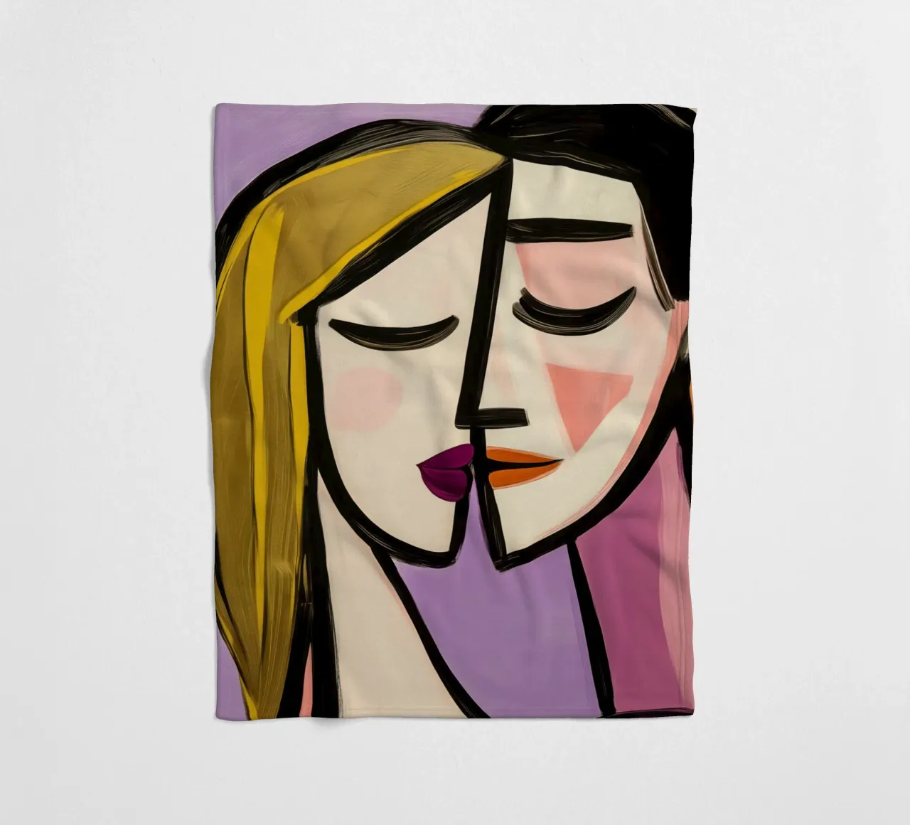 Amanti | Ispirato a Picasso coperta in pile da Autofocus