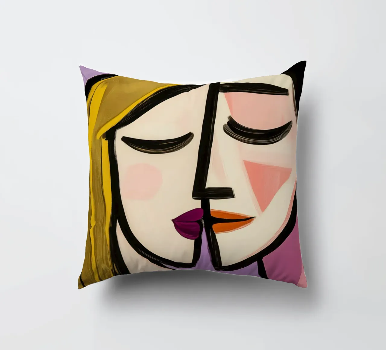 Amanti | Ispirato a Picasso cuscino da Autofocus