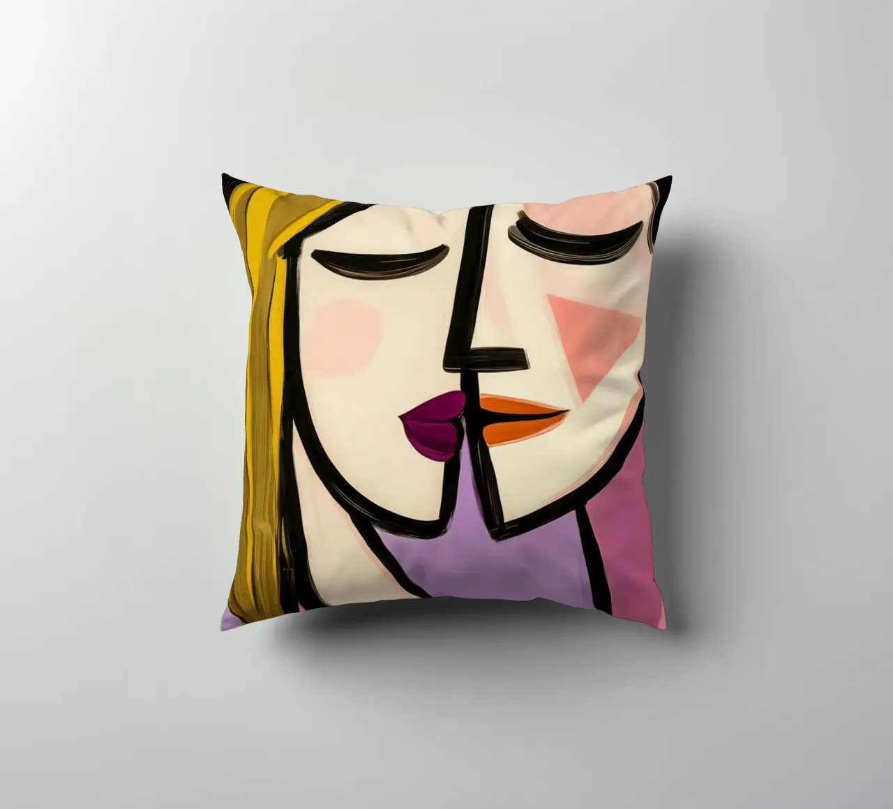 Amanti | Ispirato a Picasso cuscino da Autofocus