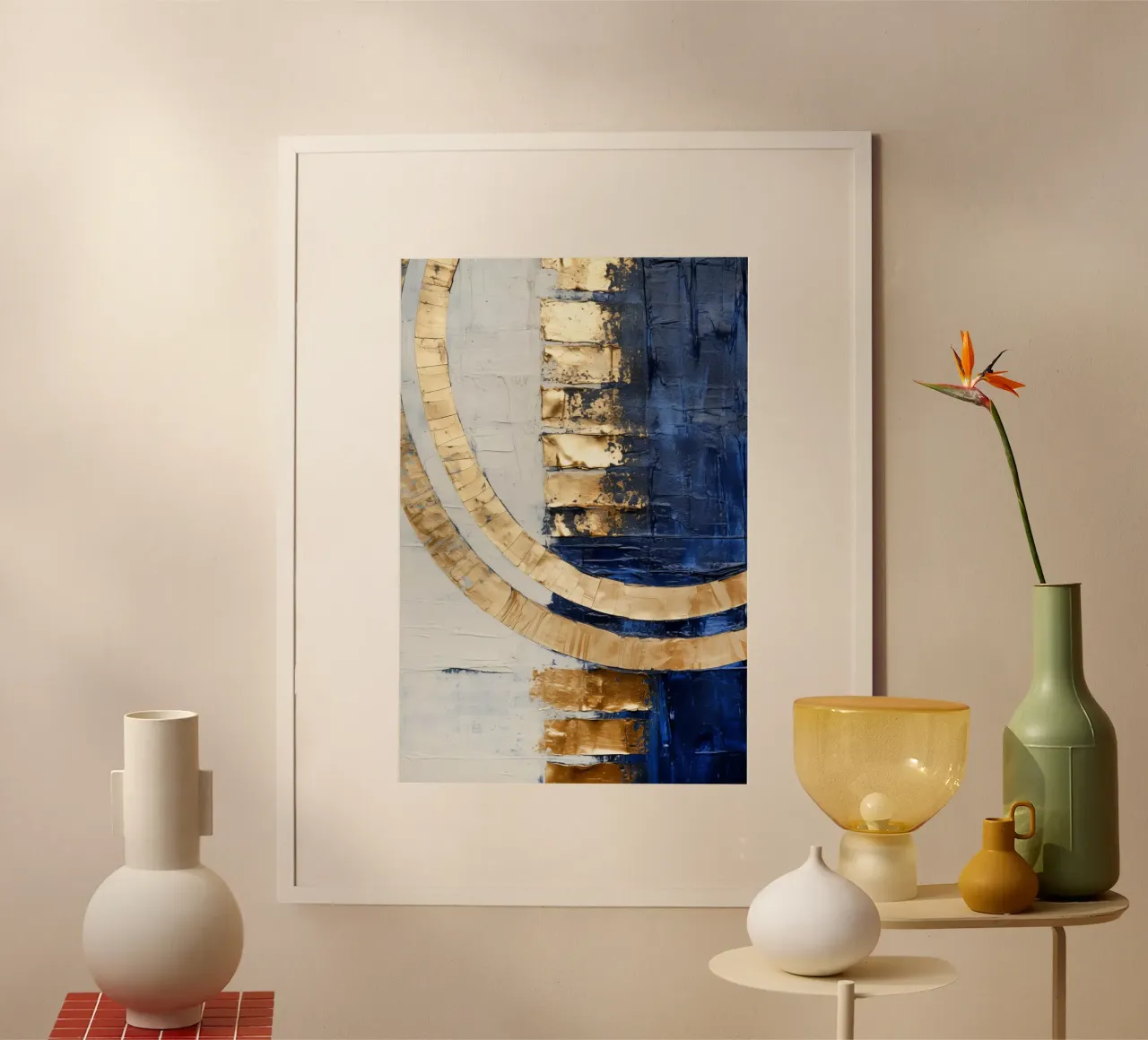 ABSTRAKTE KUNST New day hahnemühle by Melanie Viola