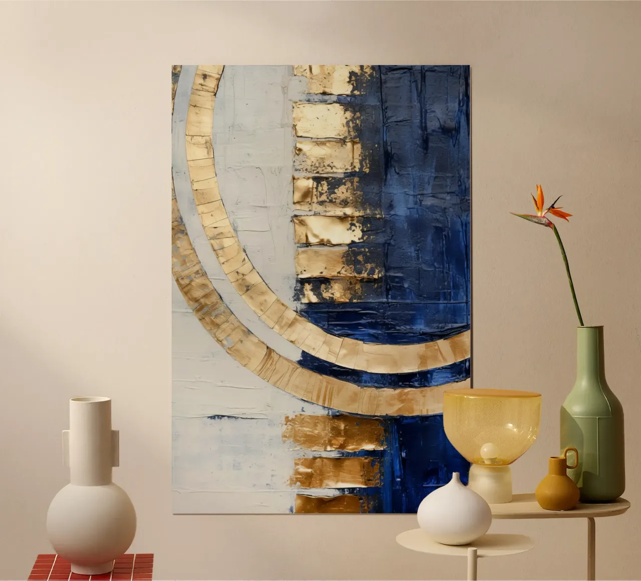 ABSTRAKTE KUNST New day hahnemühle by Melanie Viola