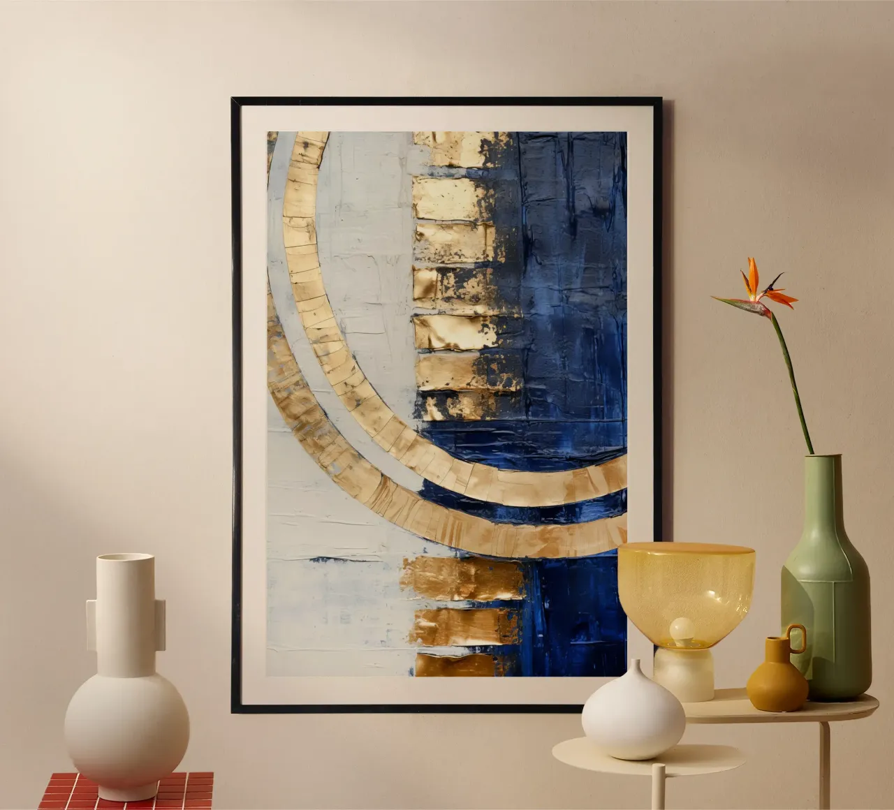 ABSTRAKTE KUNST New day hahnemühle by Melanie Viola