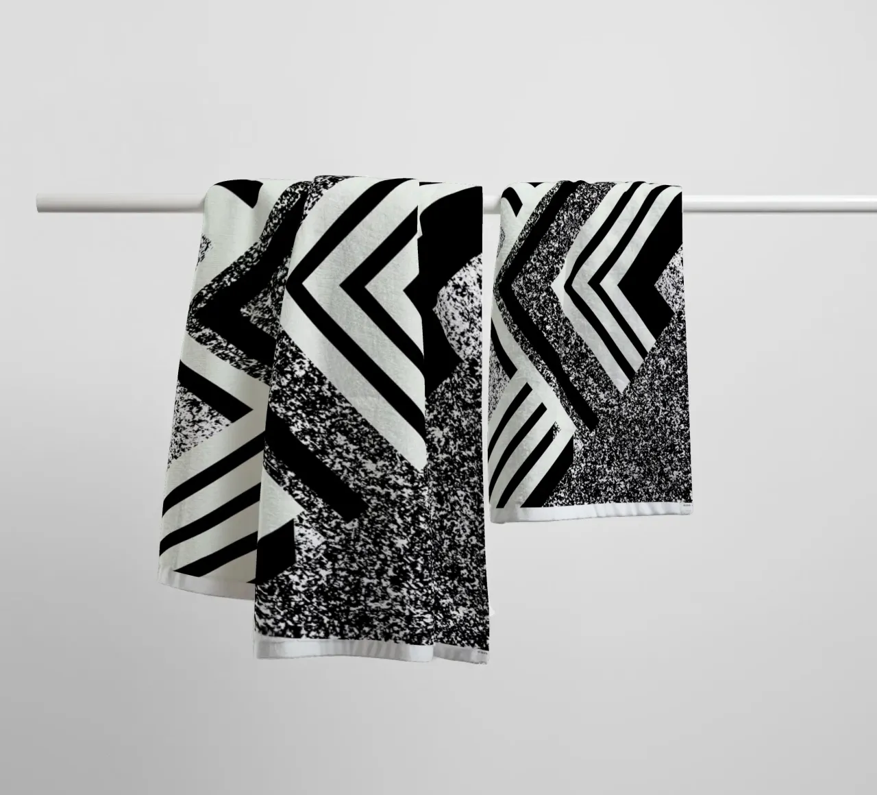Abstract 1 asciugamano da bagno da The Wall Shop