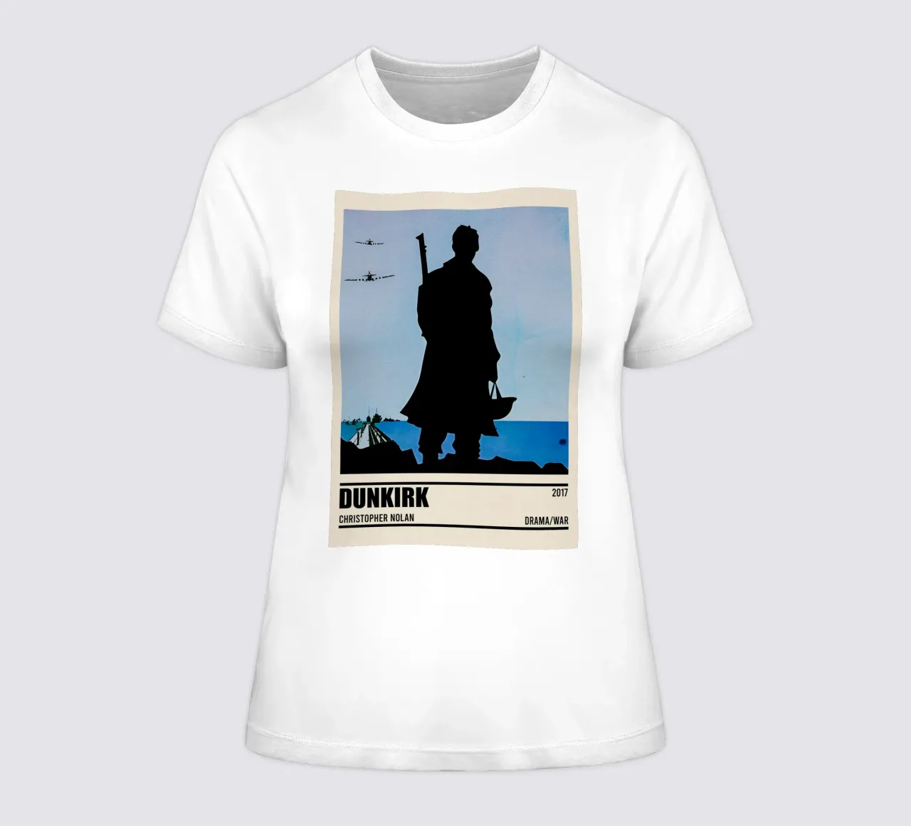 Dunkirk Movie women's fitted t-shirt by TheArtstudio