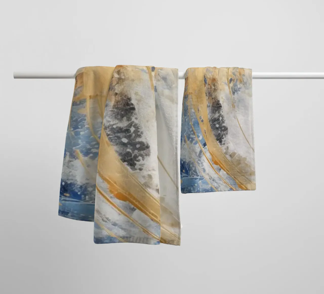 ABSTRACT ART Sistema solare asciugamano da bagno da Melanie Viola